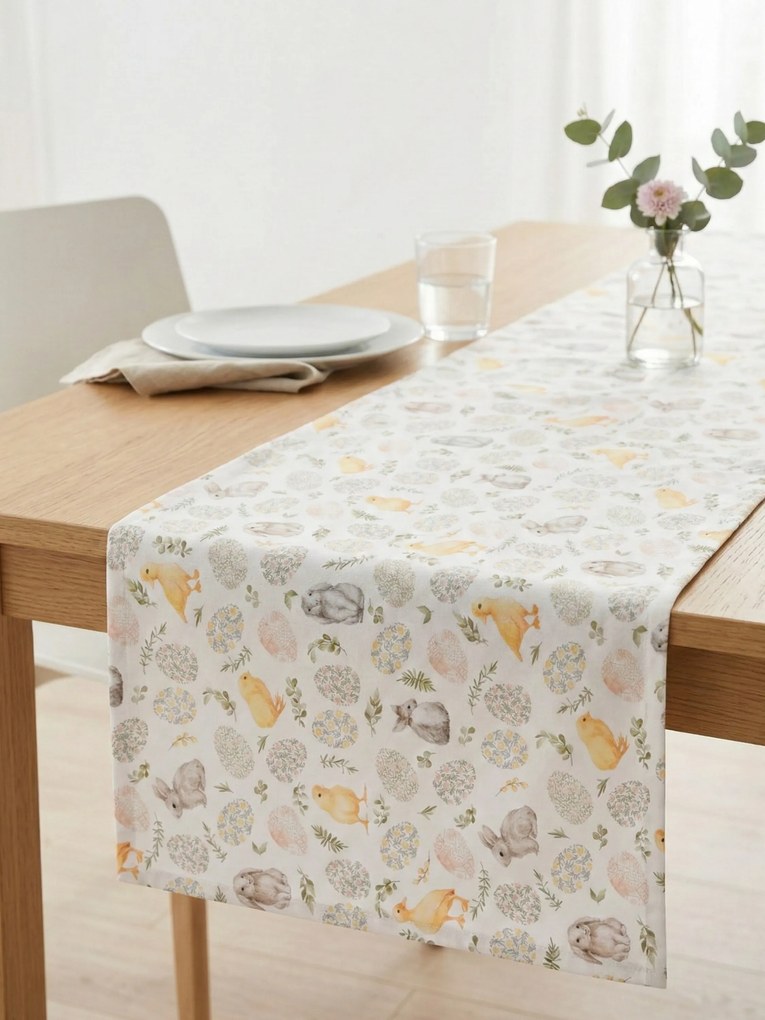 Veľkonočný behúň 40 x 140 cm - Kúzlo jari