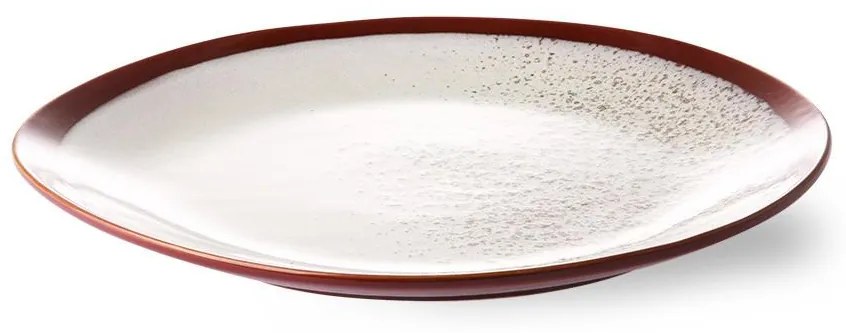 HK living Keramický servírovací tanier 70's Dinner Plate Frost 29 cm