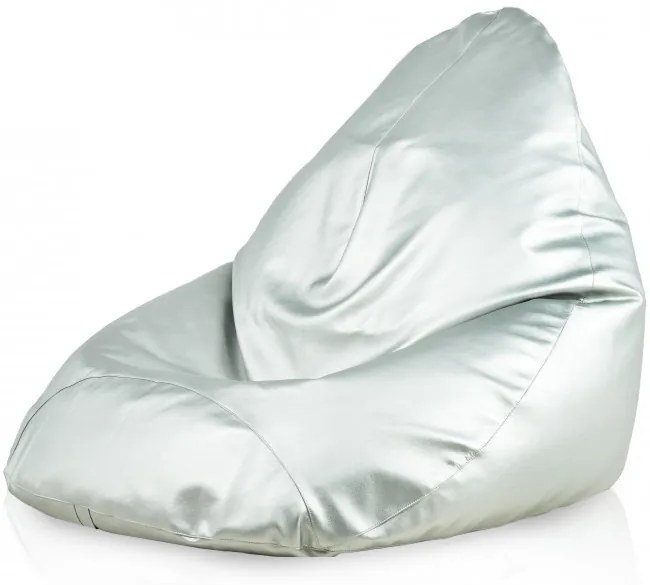 Sedací vak DROP XXL silver