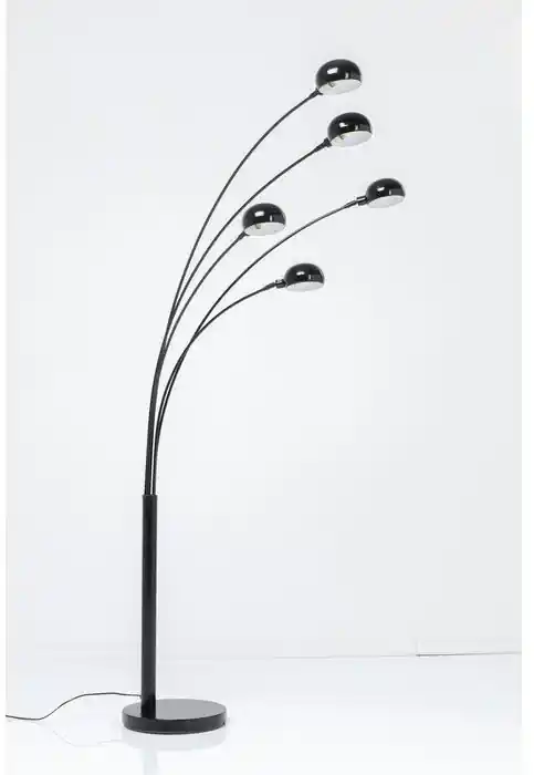 Kare Design Stojacia lampa Five Fingers - čierna matná | BIANO