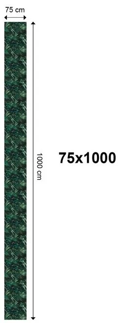 Samolepiaca tapeta ukryté vtáčiky v exotických listoch - 75x1000 cm