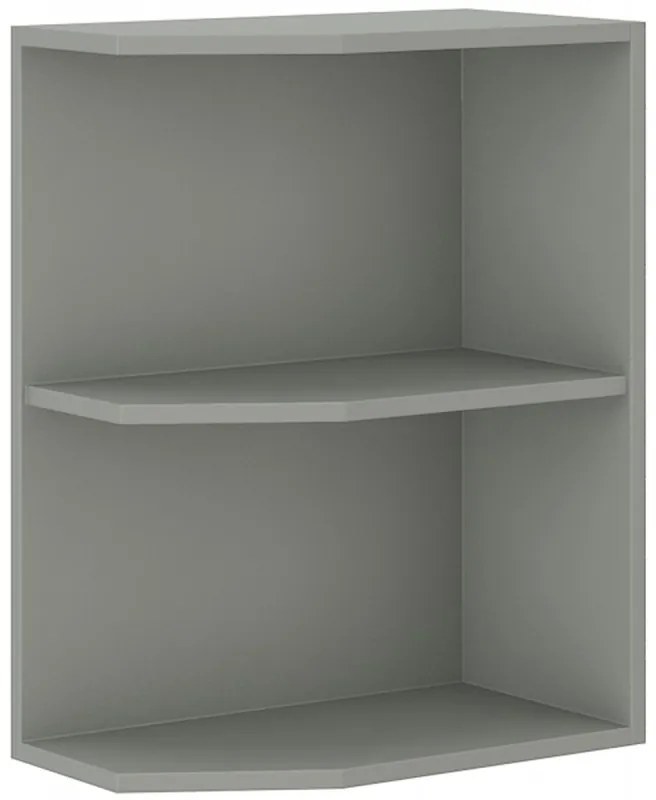 Kuchynská linka Bianka 290 cm - sivá / biely lesk