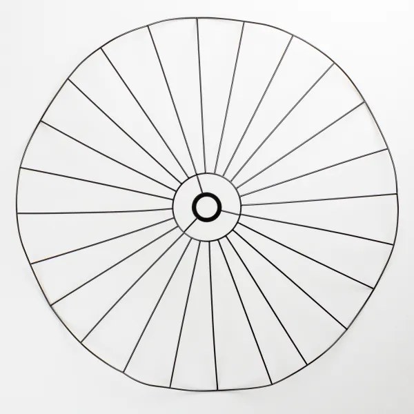 Brilagi - LED závesné svietidlo na lanku CERIA WIRE 1xE27/40W/230V Ø 80 cm čierna