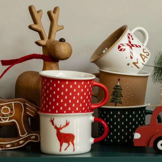 Hrnček FLOCON červený 945810 160 ml