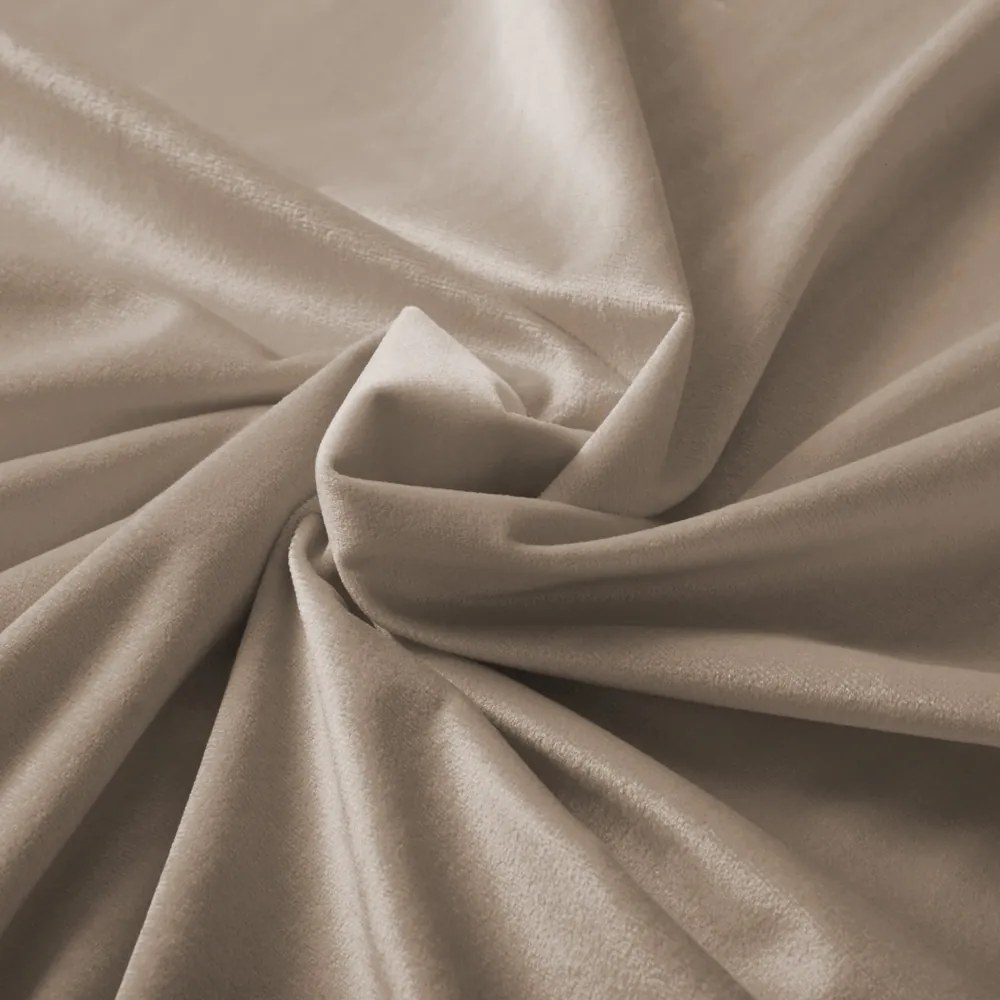Biante Zamatový obdĺžnikový obrus Velvet Premium SVP-042 Béžovohnedý 60x100 cm