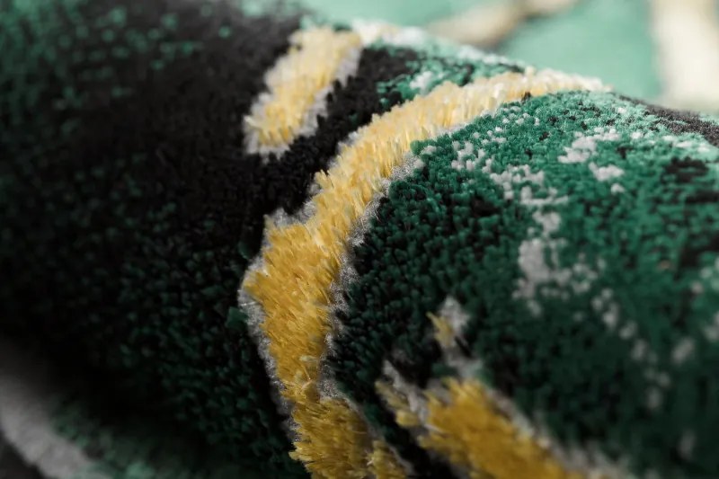 Dywany Łuszczów, Kusový koberec Emerald 1018 green and gold, 240x330, zelená, kancelária