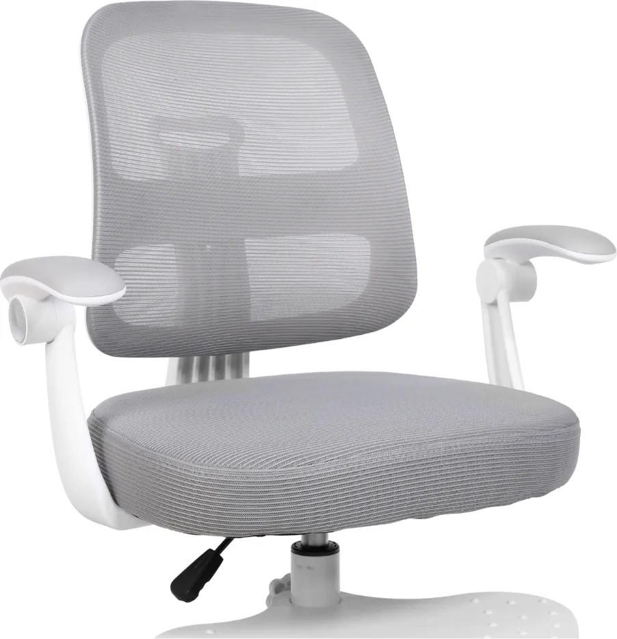 Detská rastúca stolička Neoseat JUNI 013 — látka, sivá