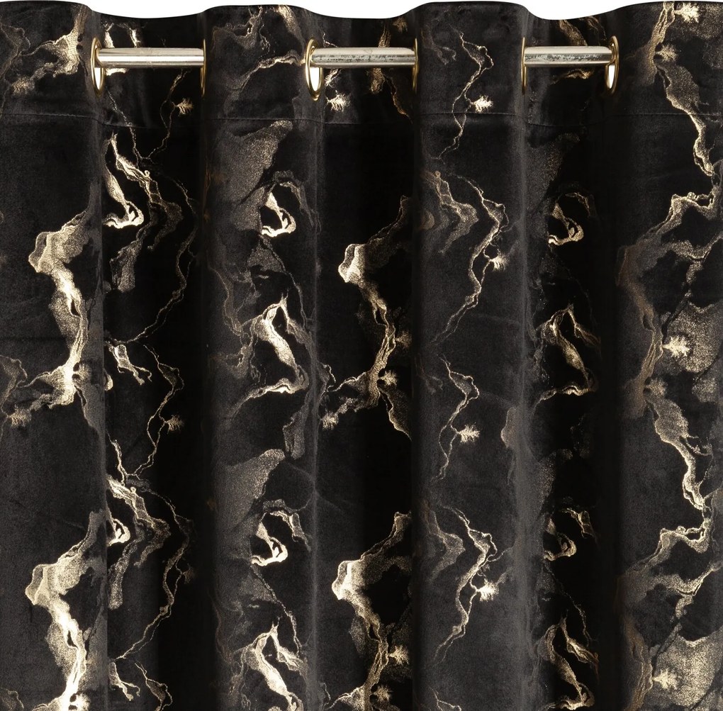 ZATEMŇOVACÍ ZÁVES NA KRÚŽKOCH RAJA 140X250 CM VZOROVANÁ