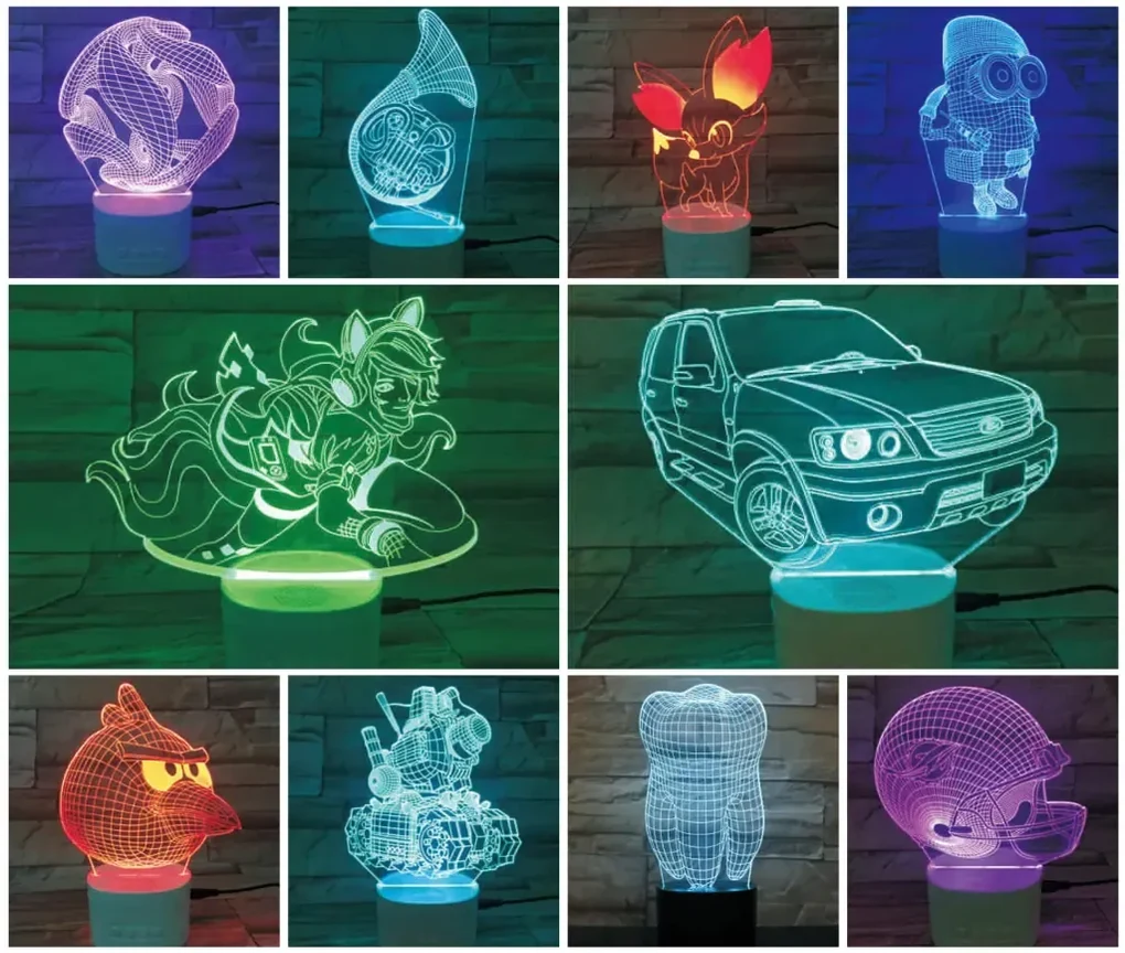 3Dmix 3DL-BTC051 – 3D LED nočná lampa - Avengers – Ironman, Spider-man, Batman (Bluetooth reproduktor - farba čierna)