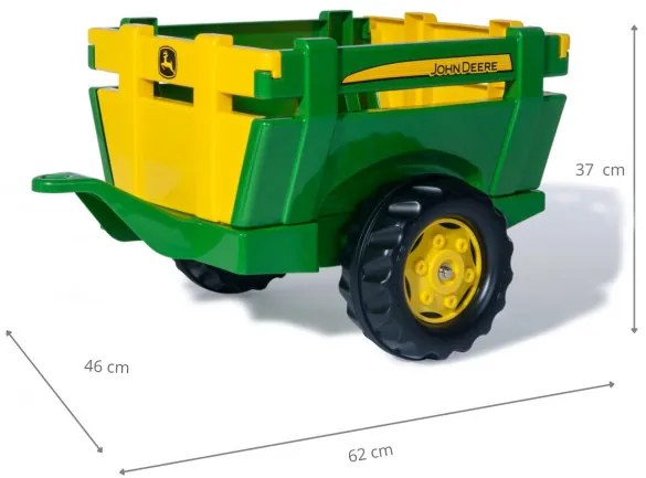 Príves pre Rolly Farm Trailer John Deere Rolly Toys 122103