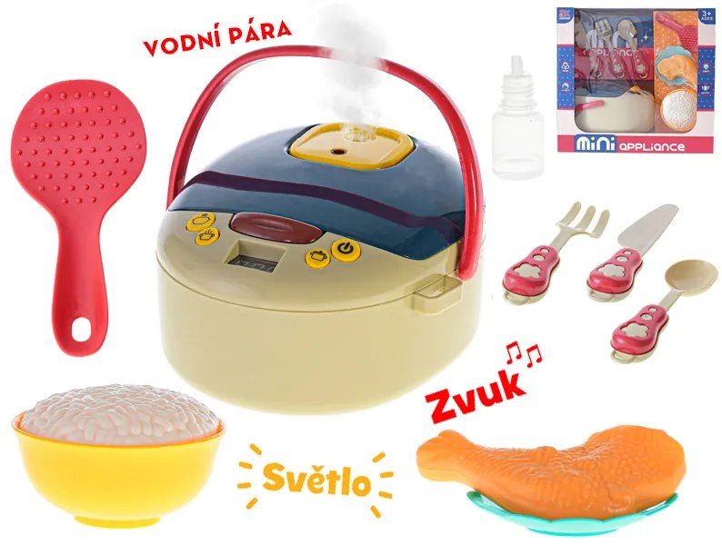 MICRO TRADING Detský varič na batérie so svetlom a zvukom