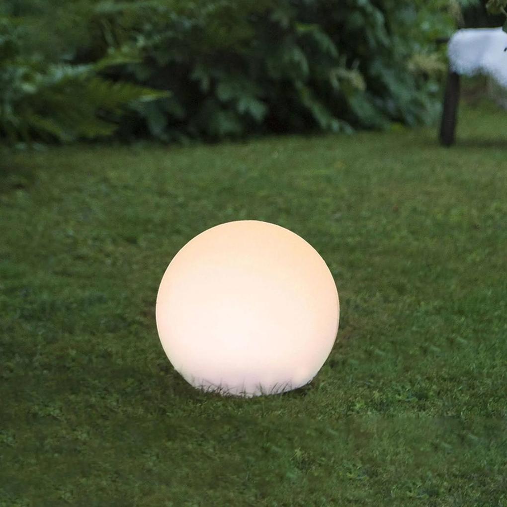 Solárna LED guľa Globy s hrotom do zeme