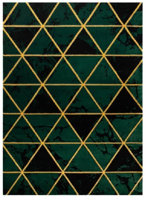 Dywany Łuszczów Kusový koberec Emerald 1020 green and gold - 120x170 cm