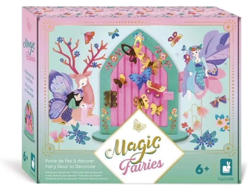 Janod Atelier Midi Kreatívna sada Dvere pre vílu výroba dekorácie Magické víly od 6 rokov