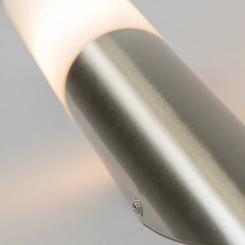 Moderná vonkajšia nástenná lampa oceľ IP44 - Rox