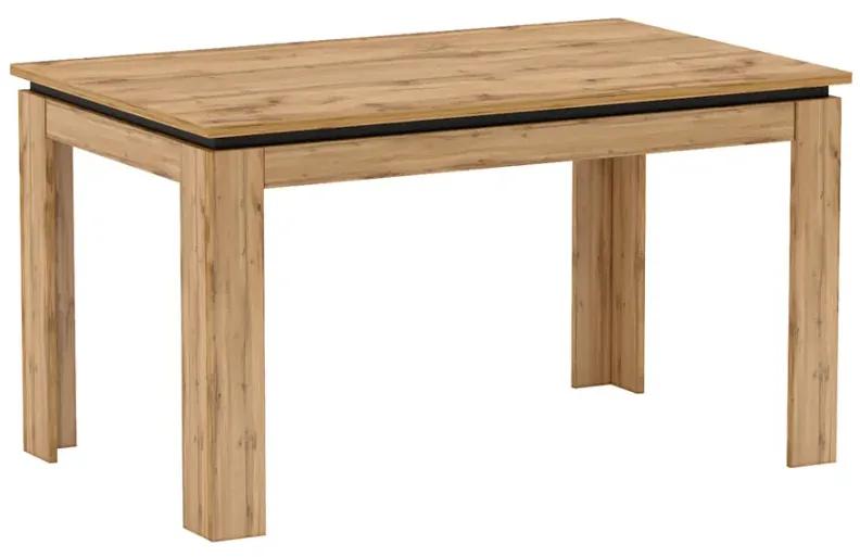 Jedálenský rozkladací stôl, dub wotan, 135-184x86 cm, TORONTA S