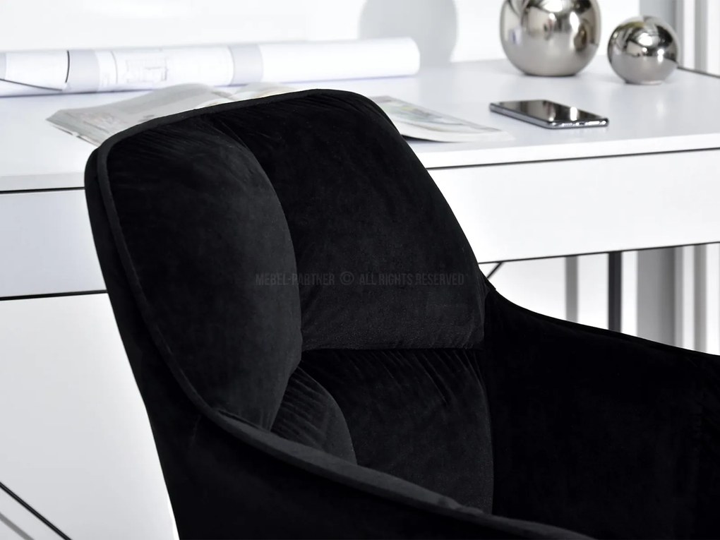 Kreslo Island (čierna + chrómová). Akcia -19%. Vlastná spoľahlivá doprava až k Vám domov. 1110077