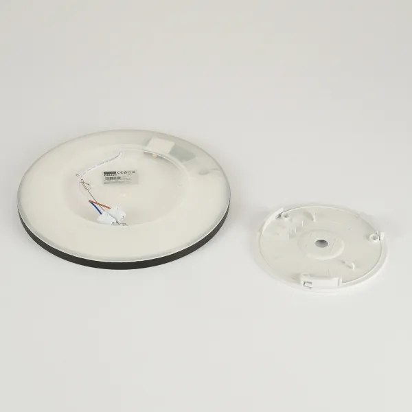 Brilagi - LED Kúpeľňové svietidlo ULTRA SLIM LED/18W/230V pr. 30 cm čierna IP54