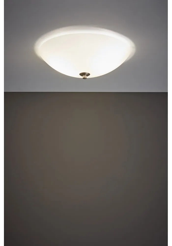 Biele stropné svietidlo so skleneným tienidlom ø 35 cm Polar – Markslöjd