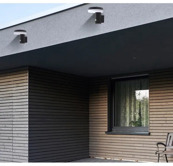 LED solárne nástenné svietidlo so senzorom SOLARIS3 LED/5,5W/3,7V 4000K IP44