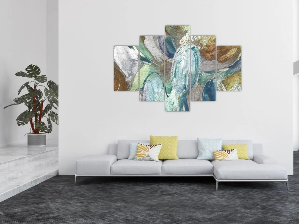 Obraz - Abstraktné maľba postavy (150x105 cm)