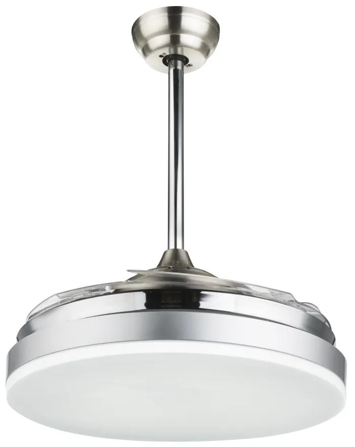 GLOBO Moderný LED stropný ventilátor na diaľkové ovládanie CABRERA