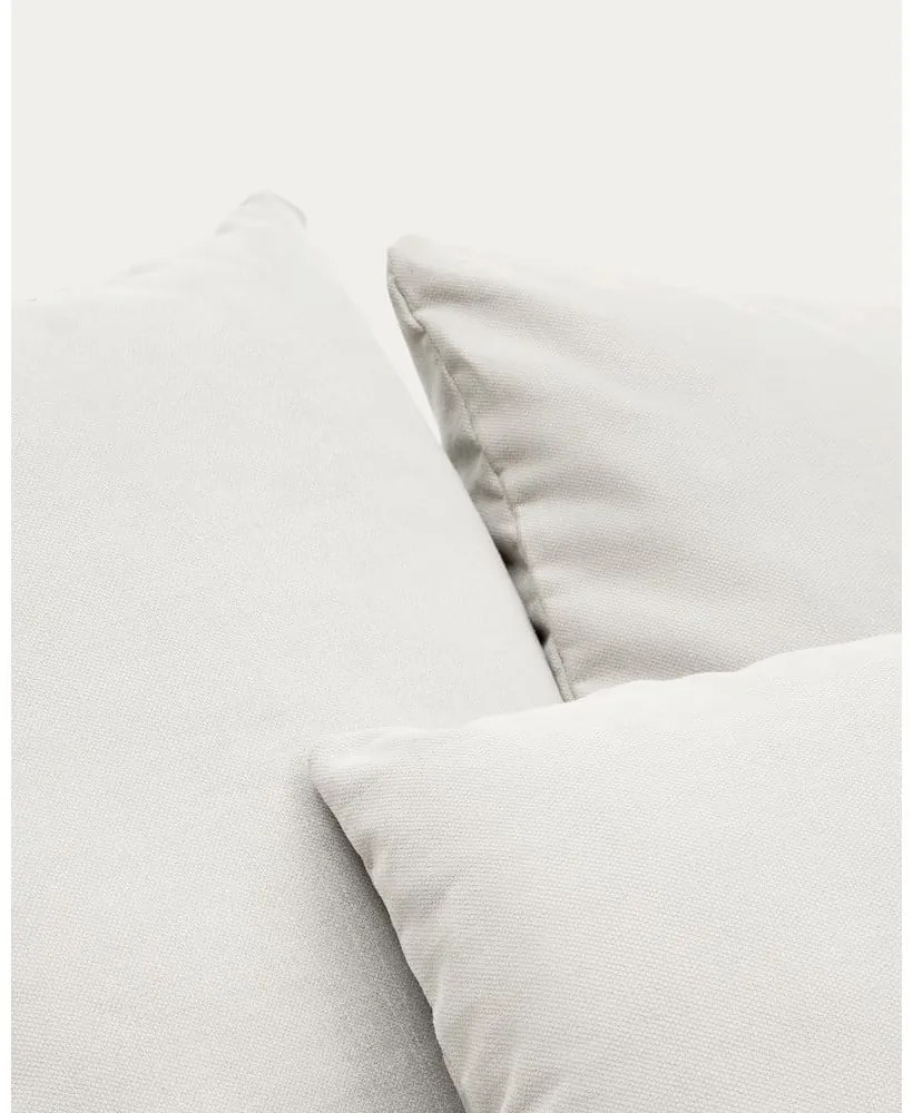 Biele ľanové kreslo Nora – Kave Home