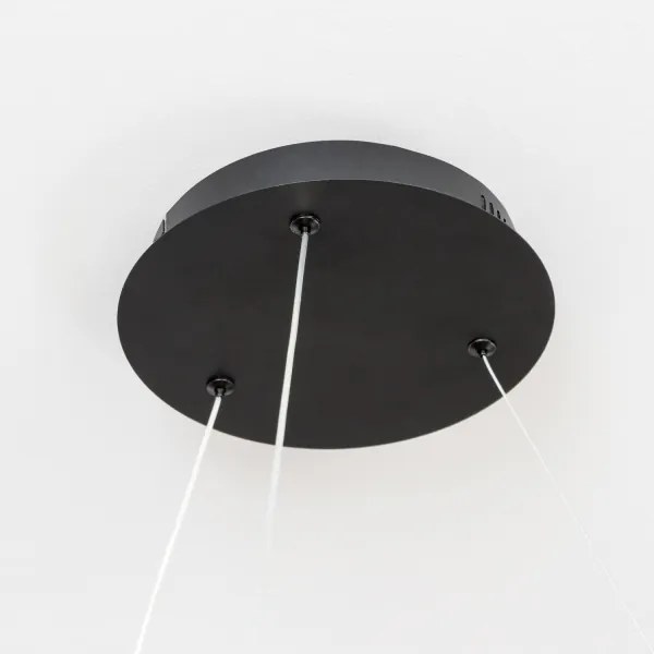BRILAGI - stmievateľný LED luster na lanku FALCON II LED/99W/230V pr. 60 cm čierny + diaľkové ovládanie