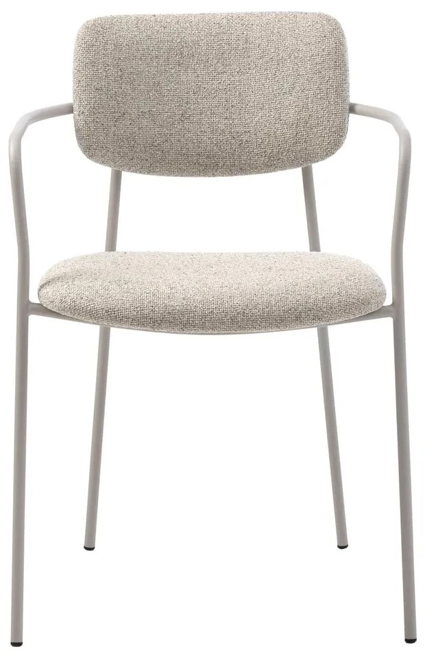 Krémovobiela jedálenská stolička Zama – Unique Furniture