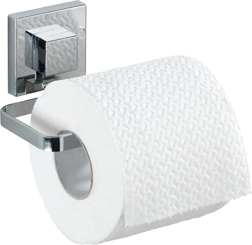 WENKO Držiak toaletného papiera BEZ VŔTANIA VacuumLoc QUADRO chrómový