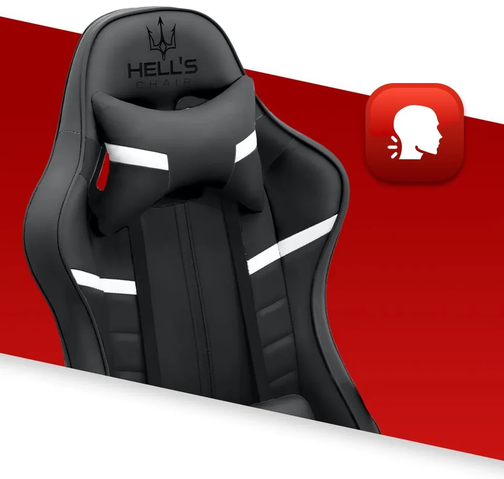 Hells Herná stolička Hell's Chair HC-1004 BLACK