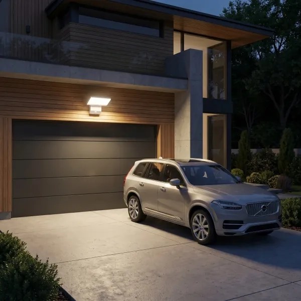LED Vonkajšie nástenné svietidlo so senzorom LED/18W/230V IP44 biele