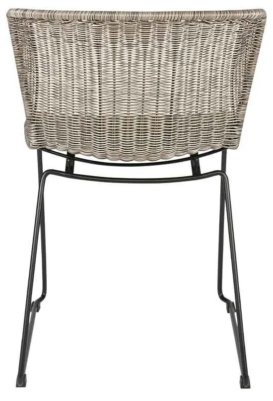 Ratanová stolička / set 2 ks 78 × 55 × 54 cm