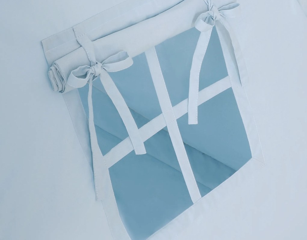 Bobono Stan Teepee pre deti + ozdobné perie - blau