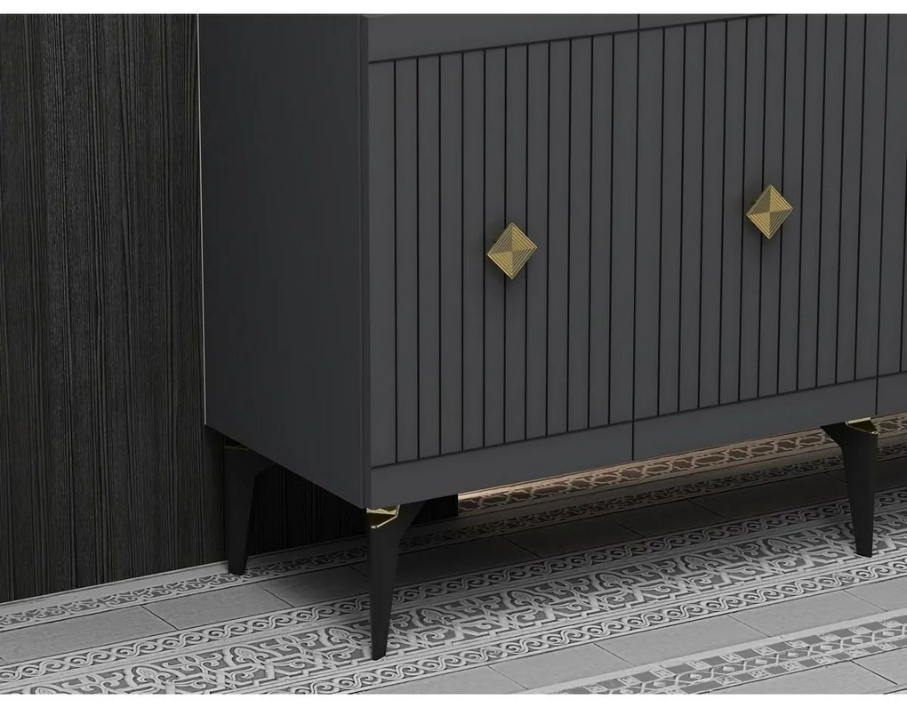 Skrinka Midas Anthracite and Gold