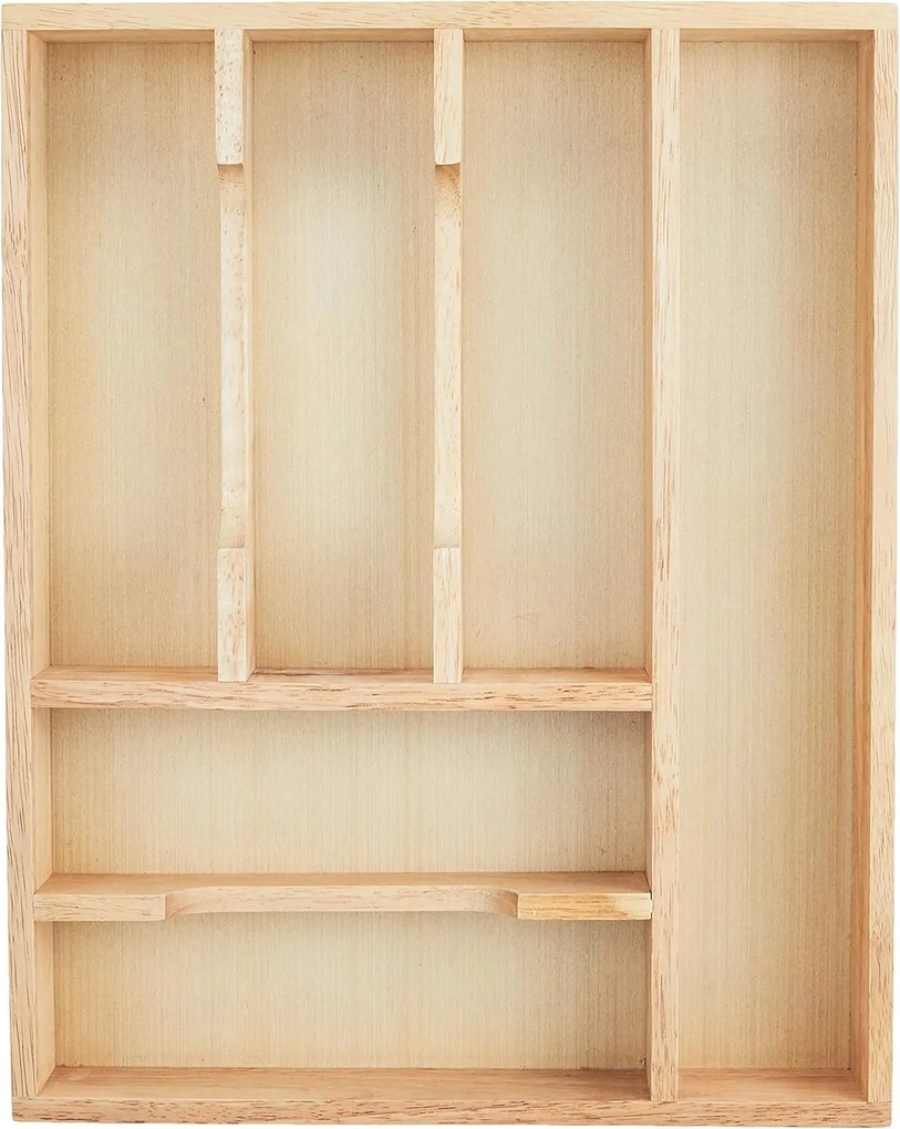 Drevený príborník z masívu, organizér do zásuvky MASIVE - 34 x 43