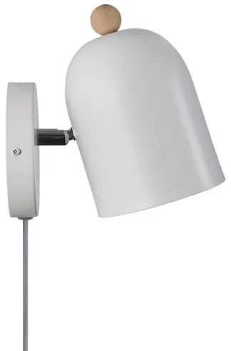 Nordlux - Nástenné bodové svietidlo GASTON 1xE27/15W/230V biela