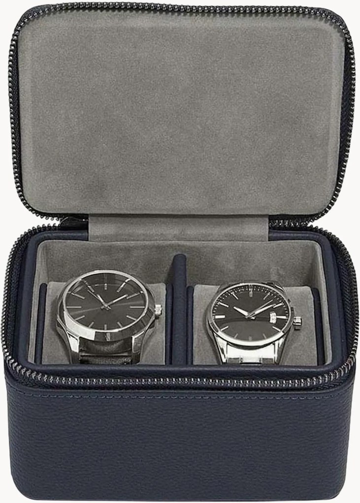 Puzdro na hodinky Double Navy Blue