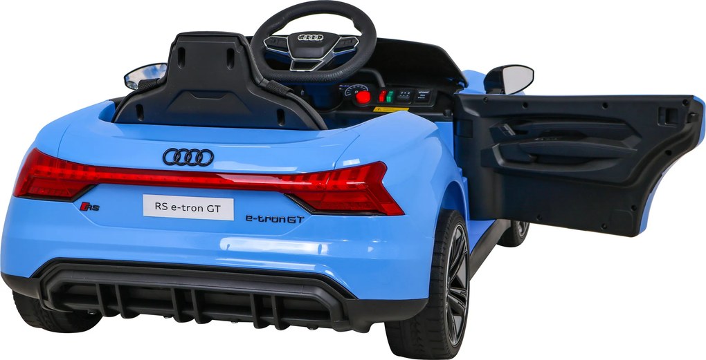 Ramiz Elektrické autíčko Audi RS E-Tron GT pre deti modré + diaľkové ovládanie + pohon 4x4
