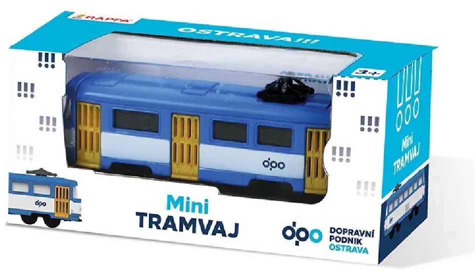 RAPPA Kovová mini električka Tatra T3 - DPO Ostrava - 8,5 cm - Rappa