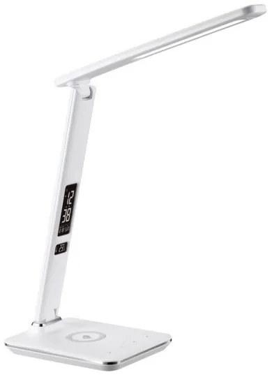 Immax 08966L- LED Stmievateľná lampa s bezdr. nabíjaním KINGFISHER 8,5W/230V biela