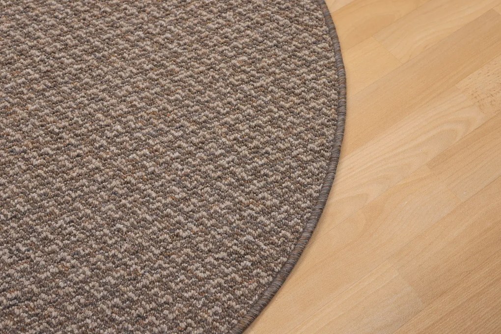 Vopi koberce Kusový koberec Toledo cognac kruh - 250x250 (priemer) kruh cm