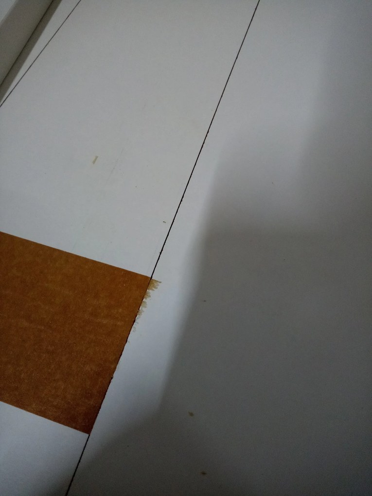AKCIA Biely jedálenský stôl s doskou v dekore dub sonoma MADO 120x80 II. akosť