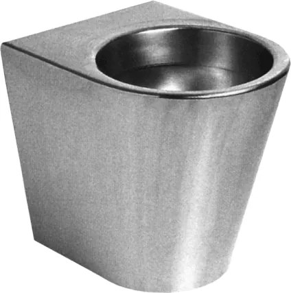 Wc stojaci Sanela nerez mat zadný odpad 94050