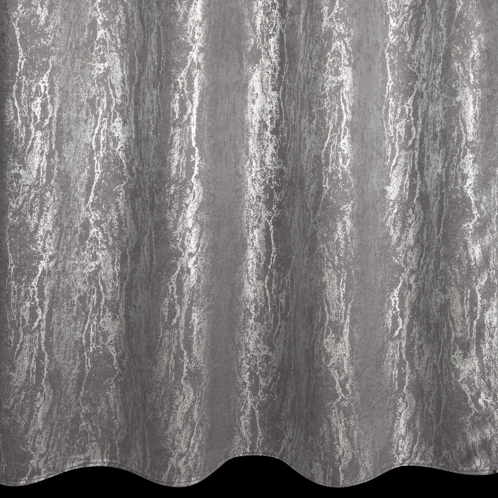 ZATEMŇOVACÍ ZÁVES NA KRÚŽKOCH ELISE 140X250 CM SIVÁ