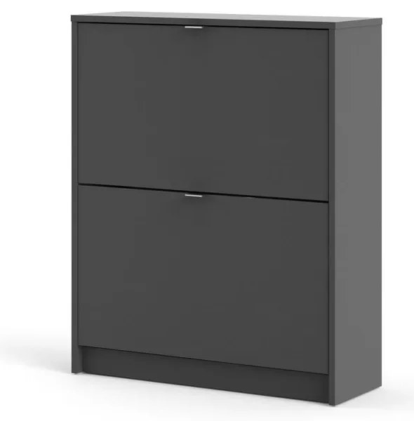 Sivá výklopná skrinka na topánky Shoes – Tvilum