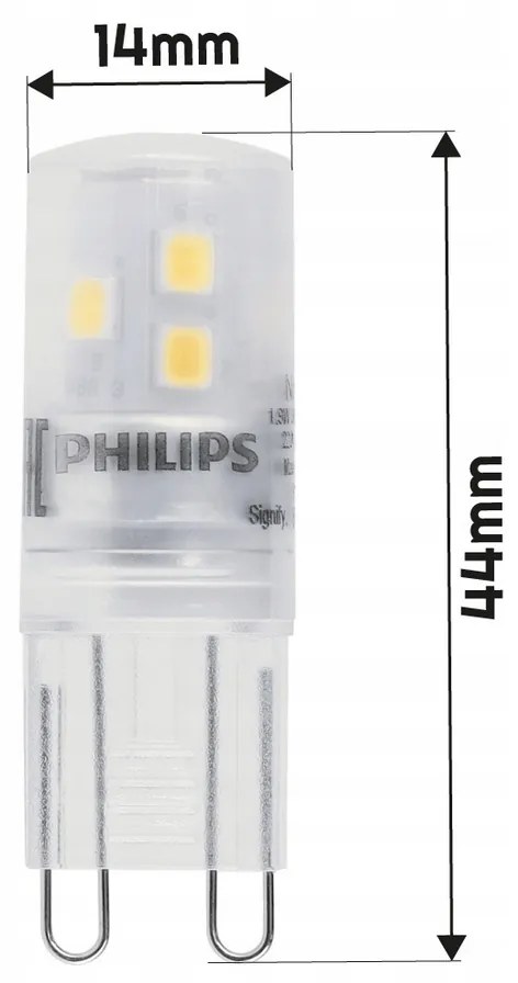 PHILIPS LED žiarovka - G9 - 1,9 W - 220Lm - teplá biela Corepro Premium
