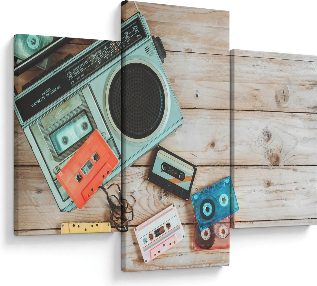 Obraz - Retro rádio (90x60 cm)