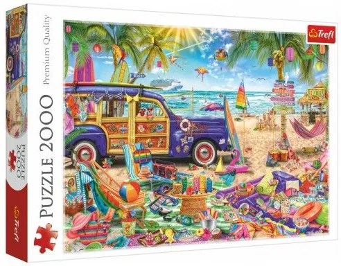 Trefl Tropical Holiday Puzzle 96,1x68,2cm 2000 dielikov v krabici 40x27x6cm