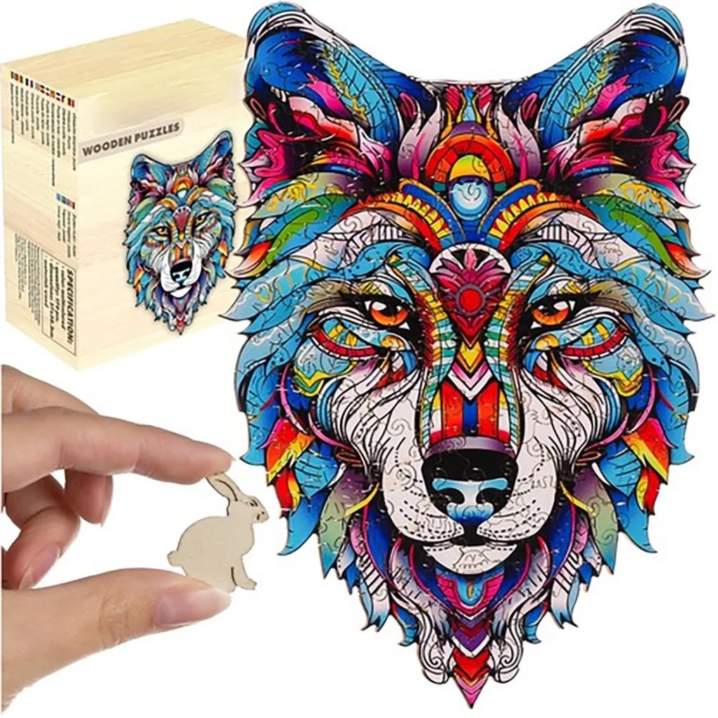 Drevené puzzle – skladačka